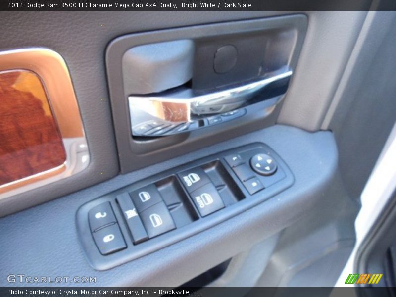 Bright White / Dark Slate 2012 Dodge Ram 3500 HD Laramie Mega Cab 4x4 Dually
