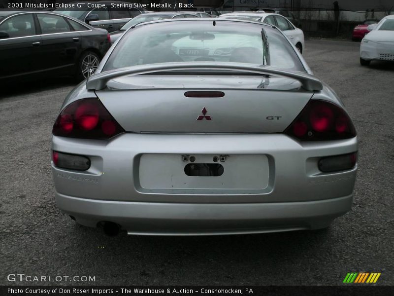 Sterling Silver Metallic / Black 2001 Mitsubishi Eclipse GT Coupe