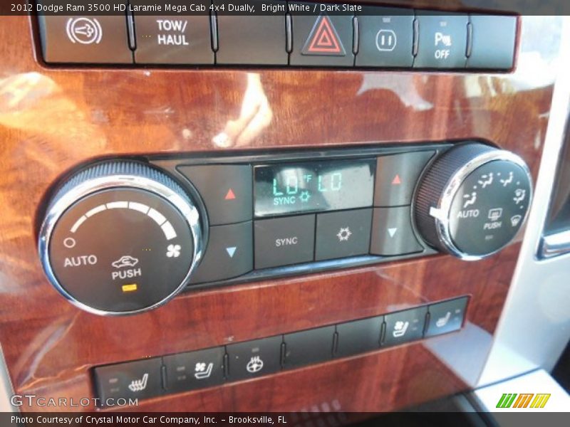 Bright White / Dark Slate 2012 Dodge Ram 3500 HD Laramie Mega Cab 4x4 Dually