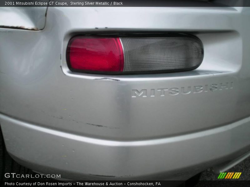 Sterling Silver Metallic / Black 2001 Mitsubishi Eclipse GT Coupe