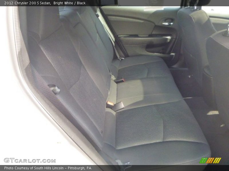 Bright White / Black 2012 Chrysler 200 S Sedan