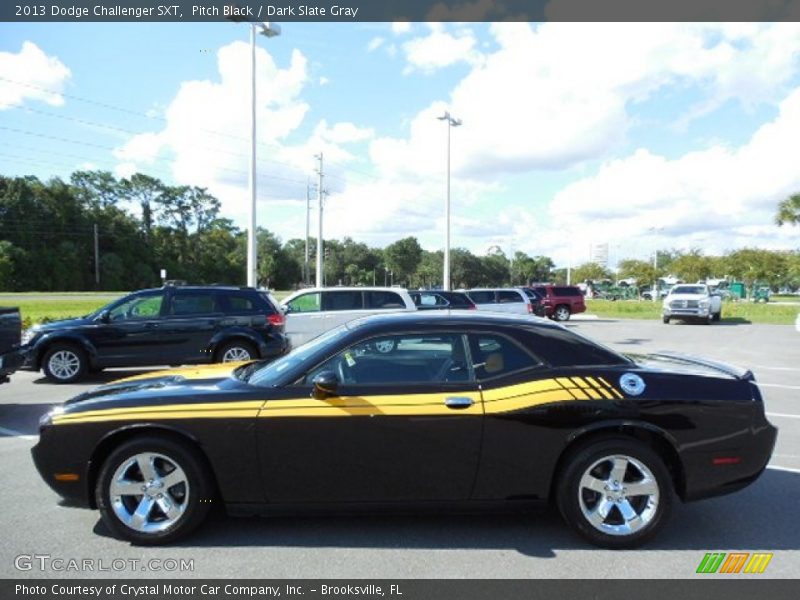 Pitch Black / Dark Slate Gray 2013 Dodge Challenger SXT