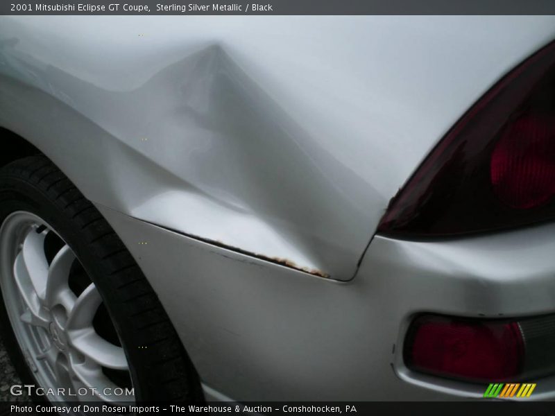 Sterling Silver Metallic / Black 2001 Mitsubishi Eclipse GT Coupe