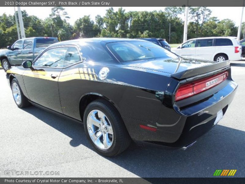 Pitch Black / Dark Slate Gray 2013 Dodge Challenger SXT