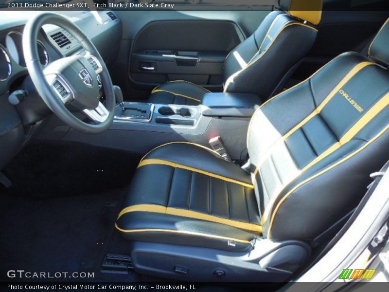 Pitch Black / Dark Slate Gray 2013 Dodge Challenger SXT