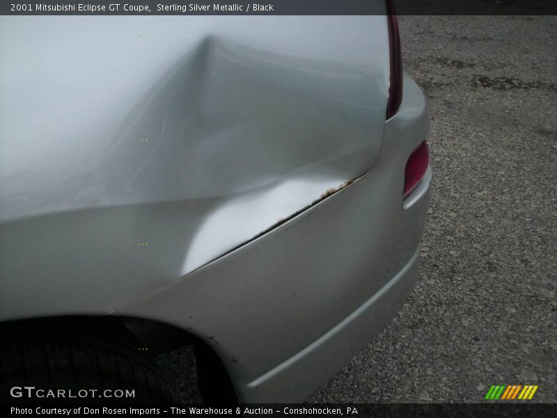 Sterling Silver Metallic / Black 2001 Mitsubishi Eclipse GT Coupe