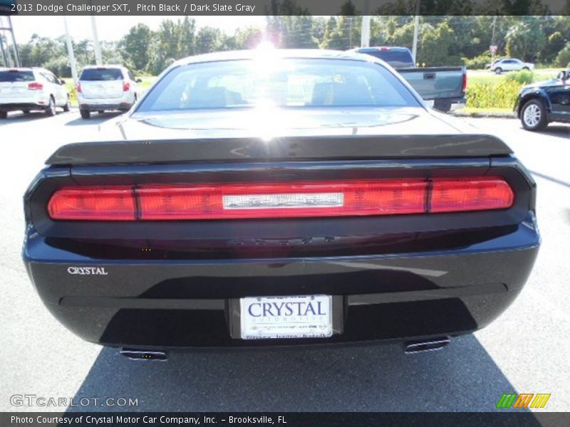Pitch Black / Dark Slate Gray 2013 Dodge Challenger SXT