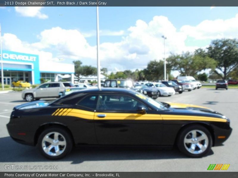 Pitch Black / Dark Slate Gray 2013 Dodge Challenger SXT