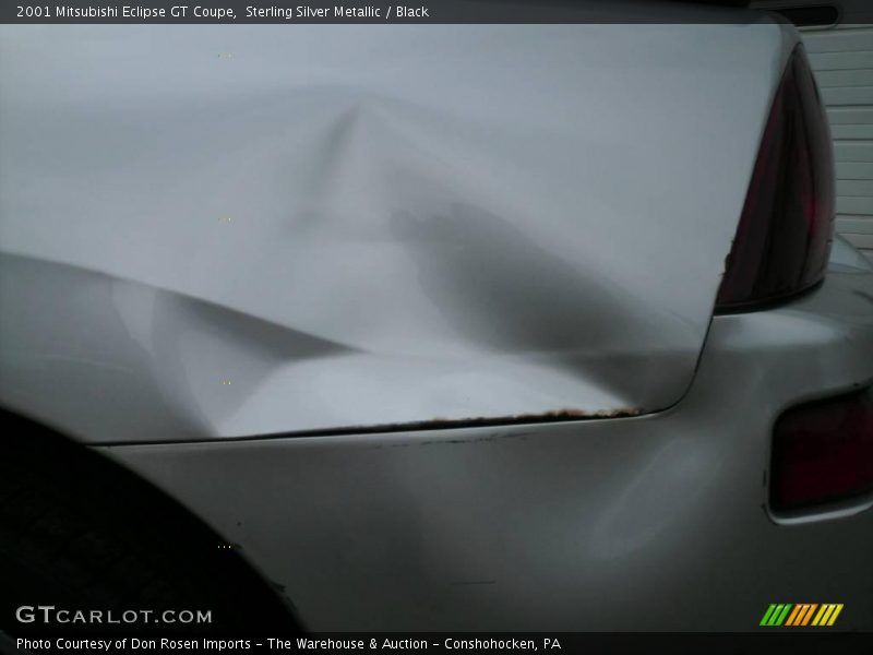 Sterling Silver Metallic / Black 2001 Mitsubishi Eclipse GT Coupe