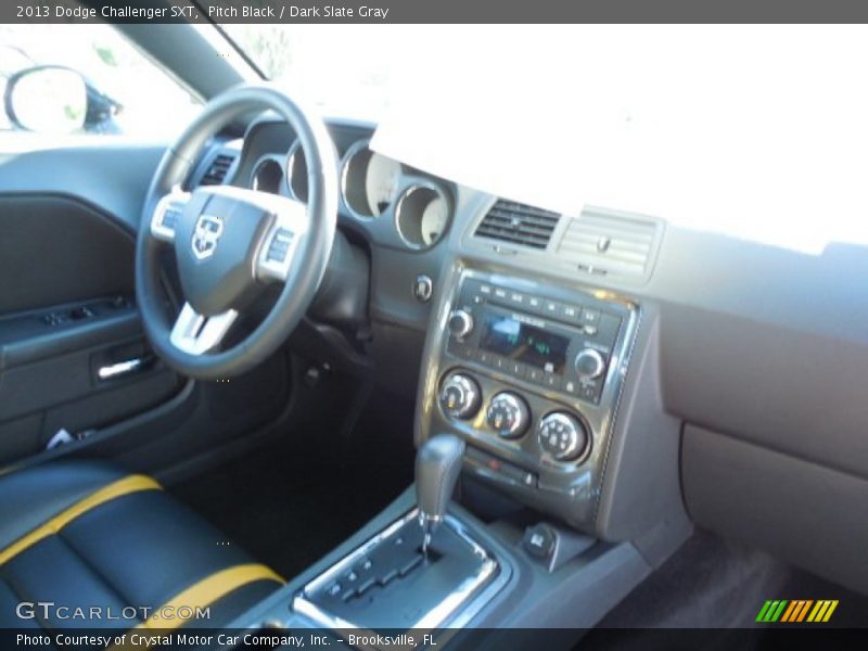 Pitch Black / Dark Slate Gray 2013 Dodge Challenger SXT