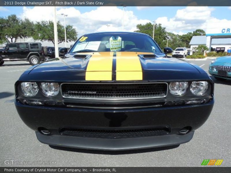 Pitch Black / Dark Slate Gray 2013 Dodge Challenger SXT