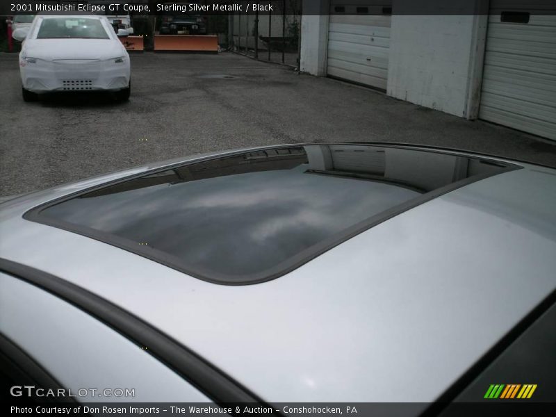 Sterling Silver Metallic / Black 2001 Mitsubishi Eclipse GT Coupe