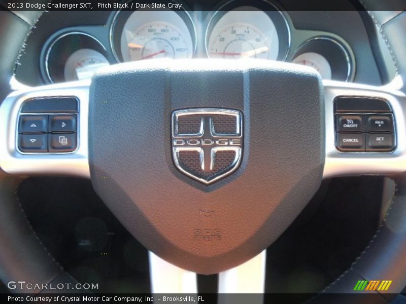 Pitch Black / Dark Slate Gray 2013 Dodge Challenger SXT