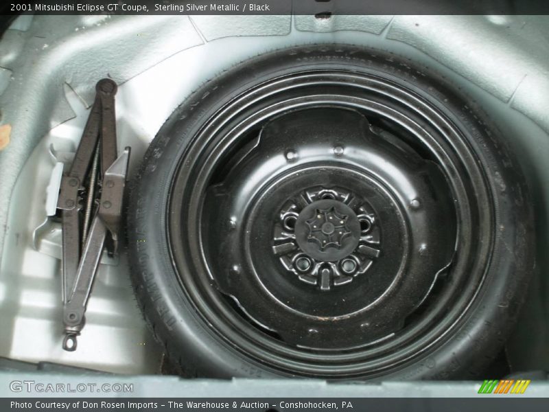 Sterling Silver Metallic / Black 2001 Mitsubishi Eclipse GT Coupe