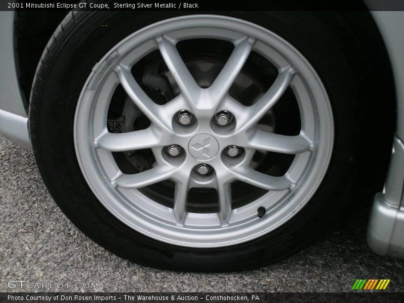 Sterling Silver Metallic / Black 2001 Mitsubishi Eclipse GT Coupe
