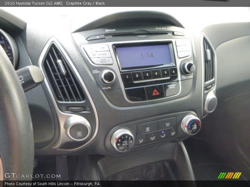 Graphite Gray / Black 2010 Hyundai Tucson GLS AWD