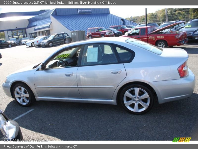 Brilliant Silver Metallic / Off-Black 2007 Subaru Legacy 2.5 GT Limited Sedan