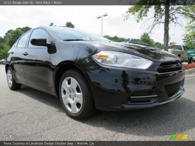 Pitch Black / Black 2013 Dodge Dart SE