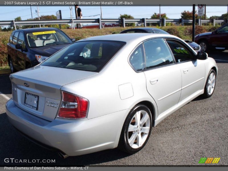 Brilliant Silver Metallic / Off-Black 2007 Subaru Legacy 2.5 GT Limited Sedan