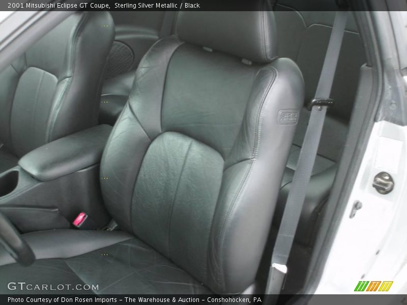 Sterling Silver Metallic / Black 2001 Mitsubishi Eclipse GT Coupe