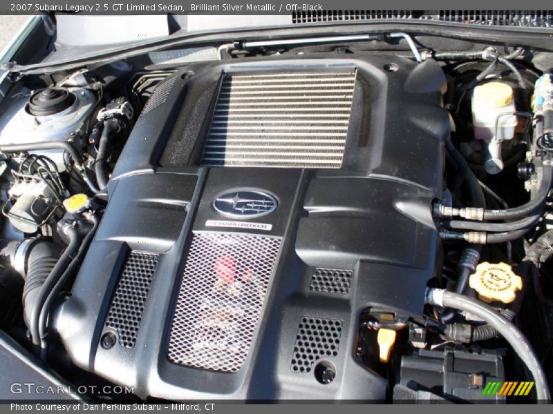 Brilliant Silver Metallic / Off-Black 2007 Subaru Legacy 2.5 GT Limited Sedan