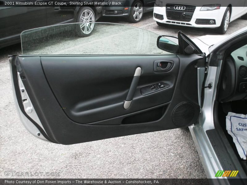 Sterling Silver Metallic / Black 2001 Mitsubishi Eclipse GT Coupe