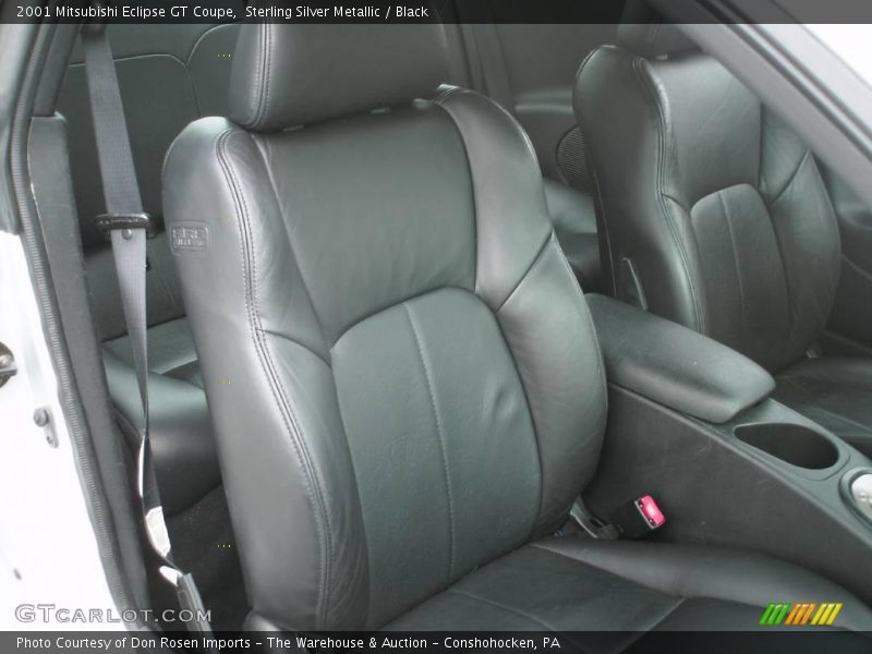 Sterling Silver Metallic / Black 2001 Mitsubishi Eclipse GT Coupe