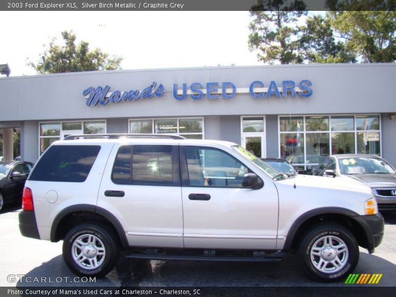 Silver Birch Metallic / Graphite Grey 2003 Ford Explorer XLS