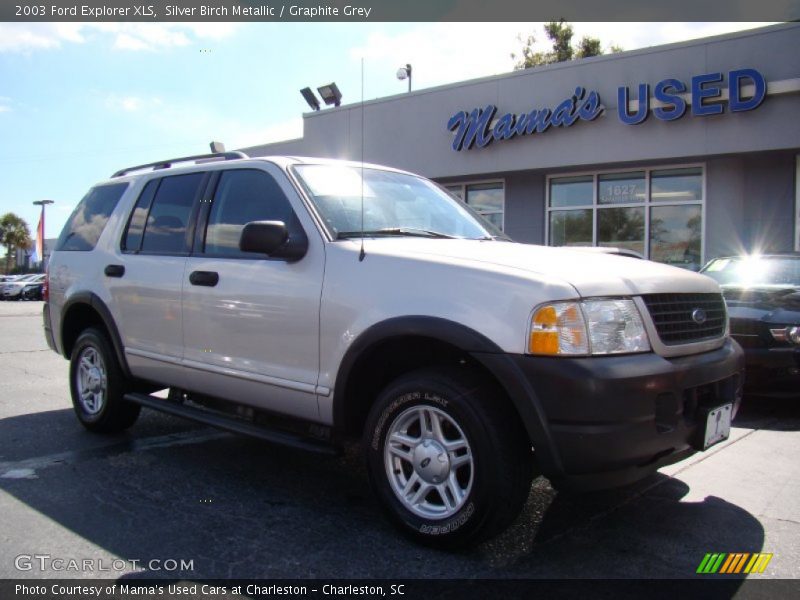 Silver Birch Metallic / Graphite Grey 2003 Ford Explorer XLS