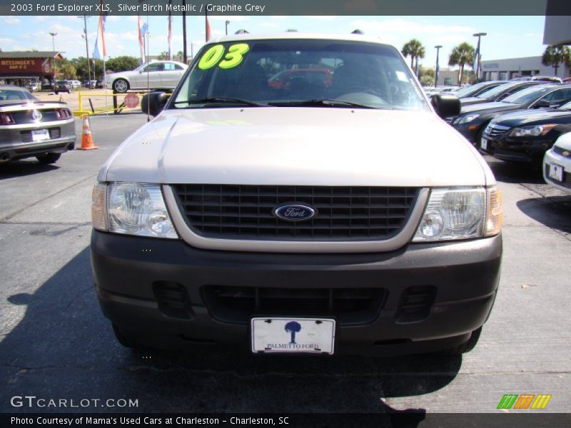 Silver Birch Metallic / Graphite Grey 2003 Ford Explorer XLS