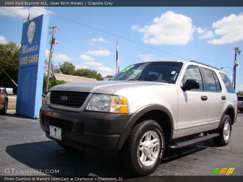 Silver Birch Metallic / Graphite Grey 2003 Ford Explorer XLS
