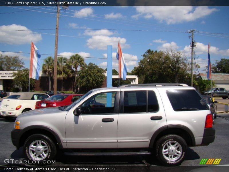 Silver Birch Metallic / Graphite Grey 2003 Ford Explorer XLS