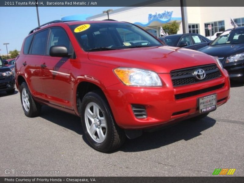 Barcelona Red Metallic / Ash 2011 Toyota RAV4 I4
