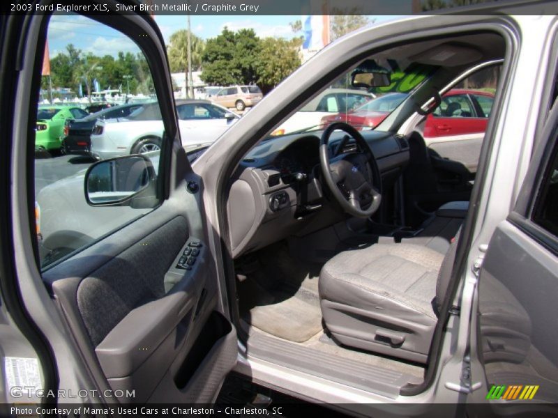 Silver Birch Metallic / Graphite Grey 2003 Ford Explorer XLS
