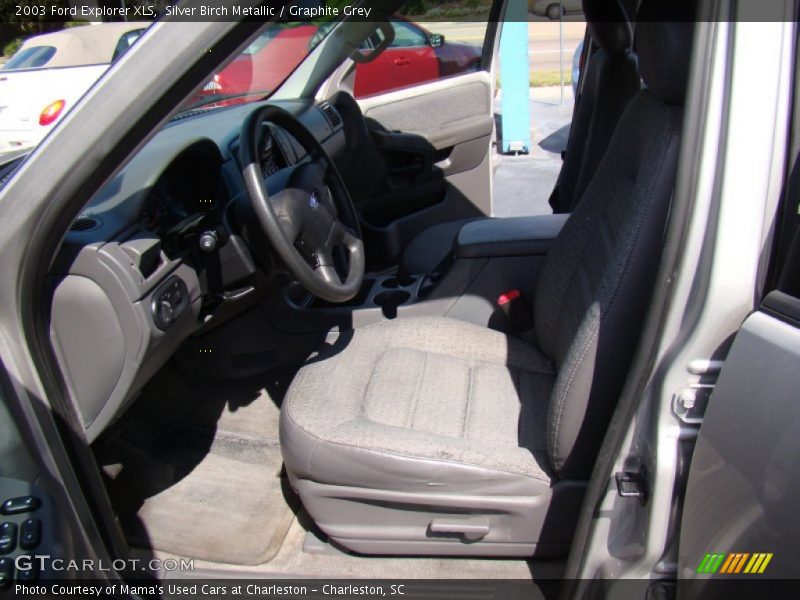 Silver Birch Metallic / Graphite Grey 2003 Ford Explorer XLS