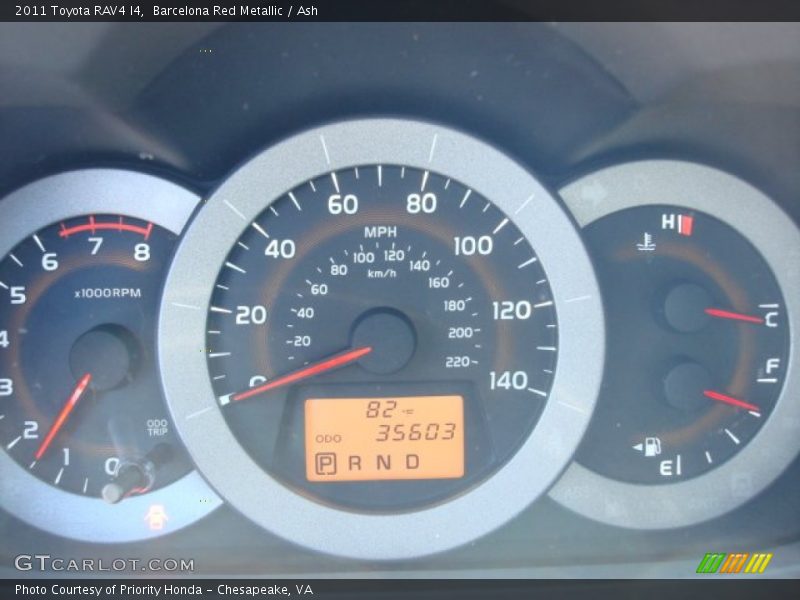 Barcelona Red Metallic / Ash 2011 Toyota RAV4 I4