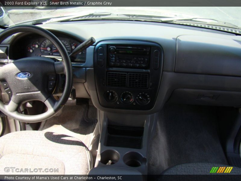 Silver Birch Metallic / Graphite Grey 2003 Ford Explorer XLS