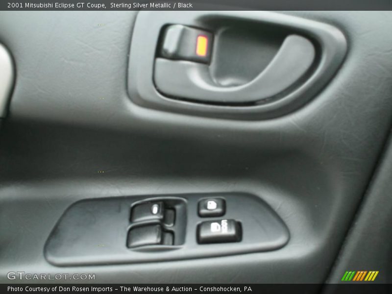 Sterling Silver Metallic / Black 2001 Mitsubishi Eclipse GT Coupe