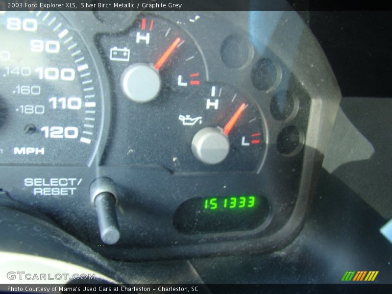 Silver Birch Metallic / Graphite Grey 2003 Ford Explorer XLS
