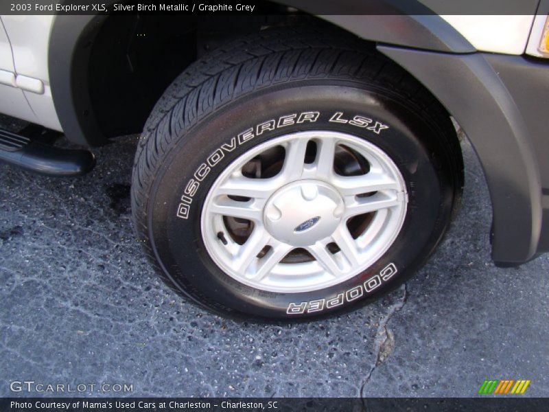 Silver Birch Metallic / Graphite Grey 2003 Ford Explorer XLS
