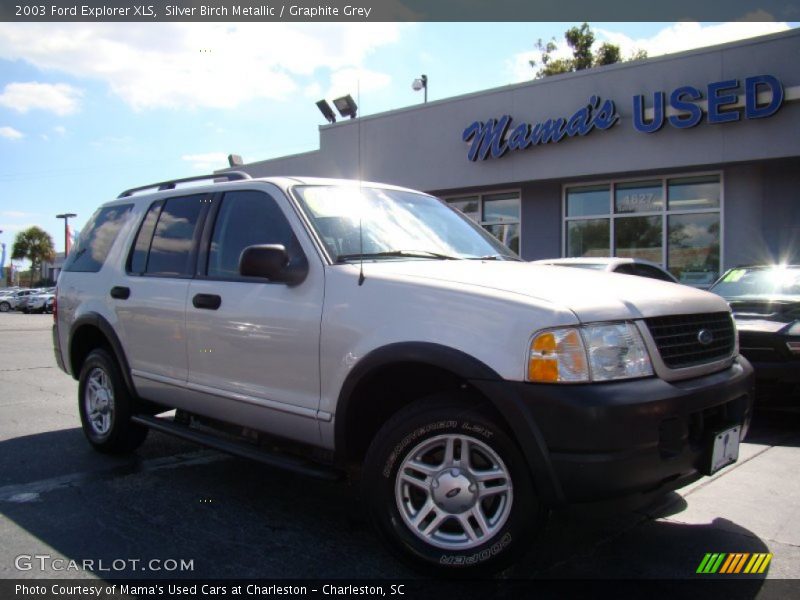 Silver Birch Metallic / Graphite Grey 2003 Ford Explorer XLS