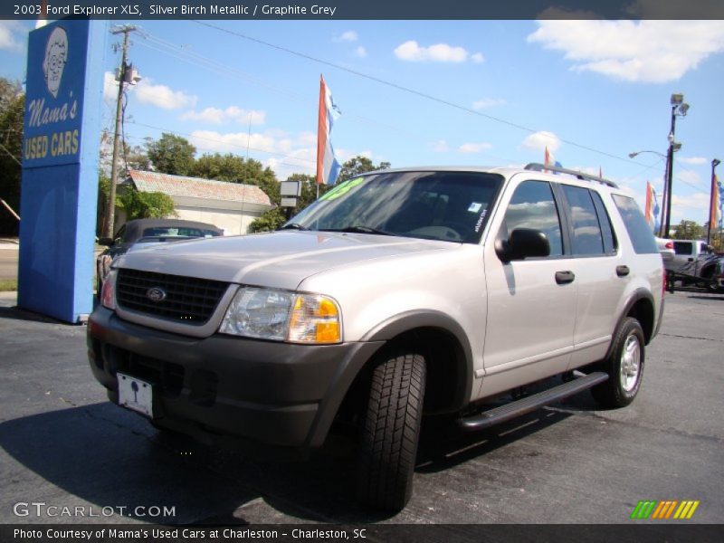 Silver Birch Metallic / Graphite Grey 2003 Ford Explorer XLS