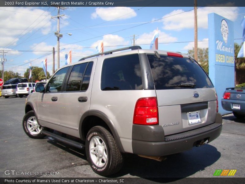 Silver Birch Metallic / Graphite Grey 2003 Ford Explorer XLS