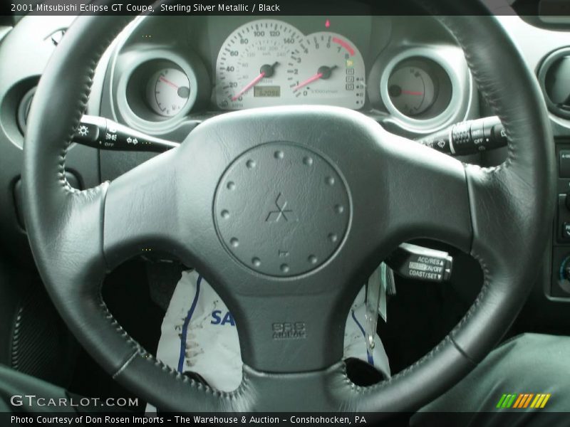 Sterling Silver Metallic / Black 2001 Mitsubishi Eclipse GT Coupe