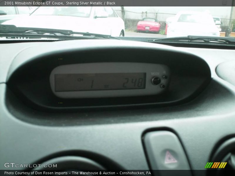 Sterling Silver Metallic / Black 2001 Mitsubishi Eclipse GT Coupe