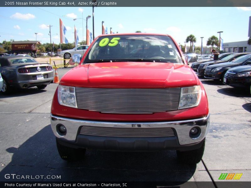 Aztec Red / Graphite 2005 Nissan Frontier SE King Cab 4x4