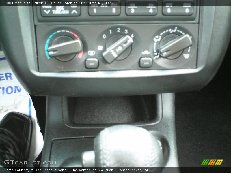Sterling Silver Metallic / Black 2001 Mitsubishi Eclipse GT Coupe