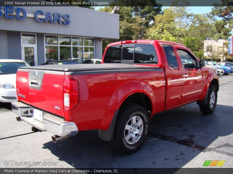 Aztec Red / Graphite 2005 Nissan Frontier SE King Cab 4x4