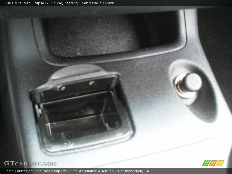 Sterling Silver Metallic / Black 2001 Mitsubishi Eclipse GT Coupe
