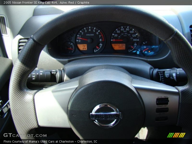 Aztec Red / Graphite 2005 Nissan Frontier SE King Cab 4x4
